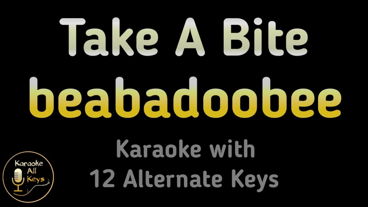 beabadoobee - Take A Bite Karaoke Instrumental Lower Higher Male & Original Key