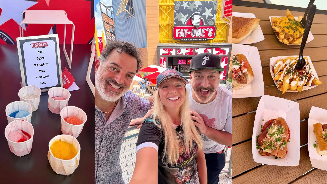 I Tried the ENTIRE MENU at Joey Fatone&rsquo;s Fat Ones! | NEW Universal CityWalk Dining