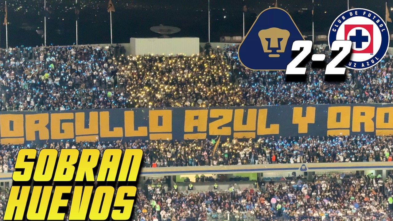 El COLOR del Pumas vs Cruz Azul | Sobran HUEV0S