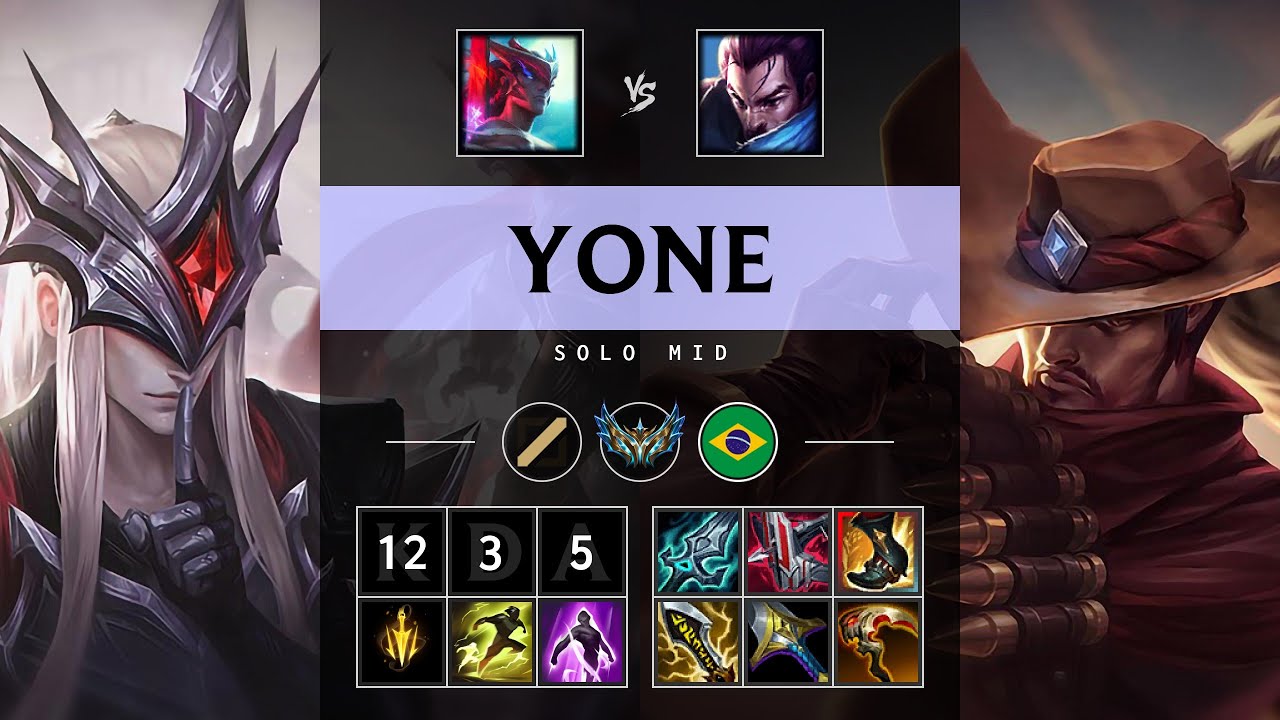 Yone Mid vs Yasuo - BR Challenger Patch 25.18