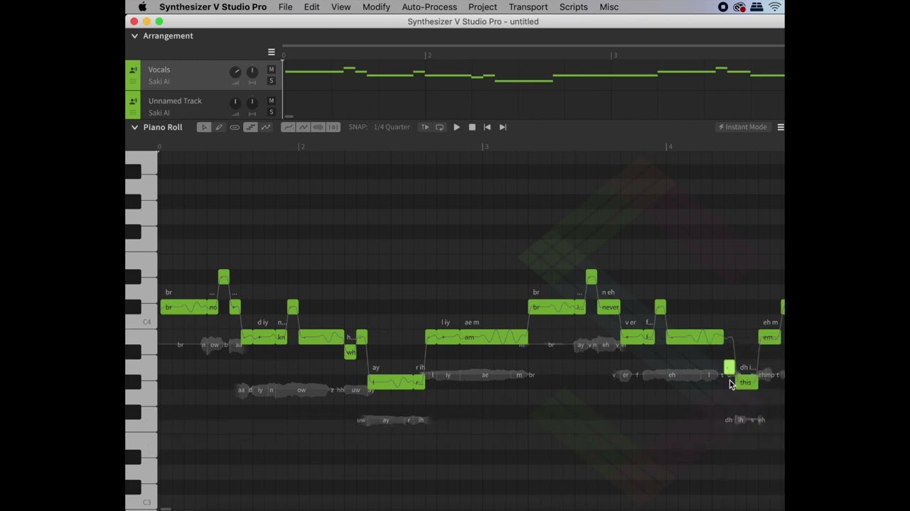 Simple guide for realistic pitch tuning in Synthesizer V
