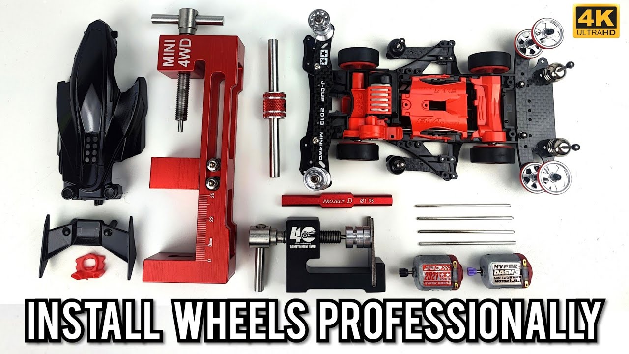 Tips Memasang Wheels Secara Professional - TAMIYA Mini 4WD