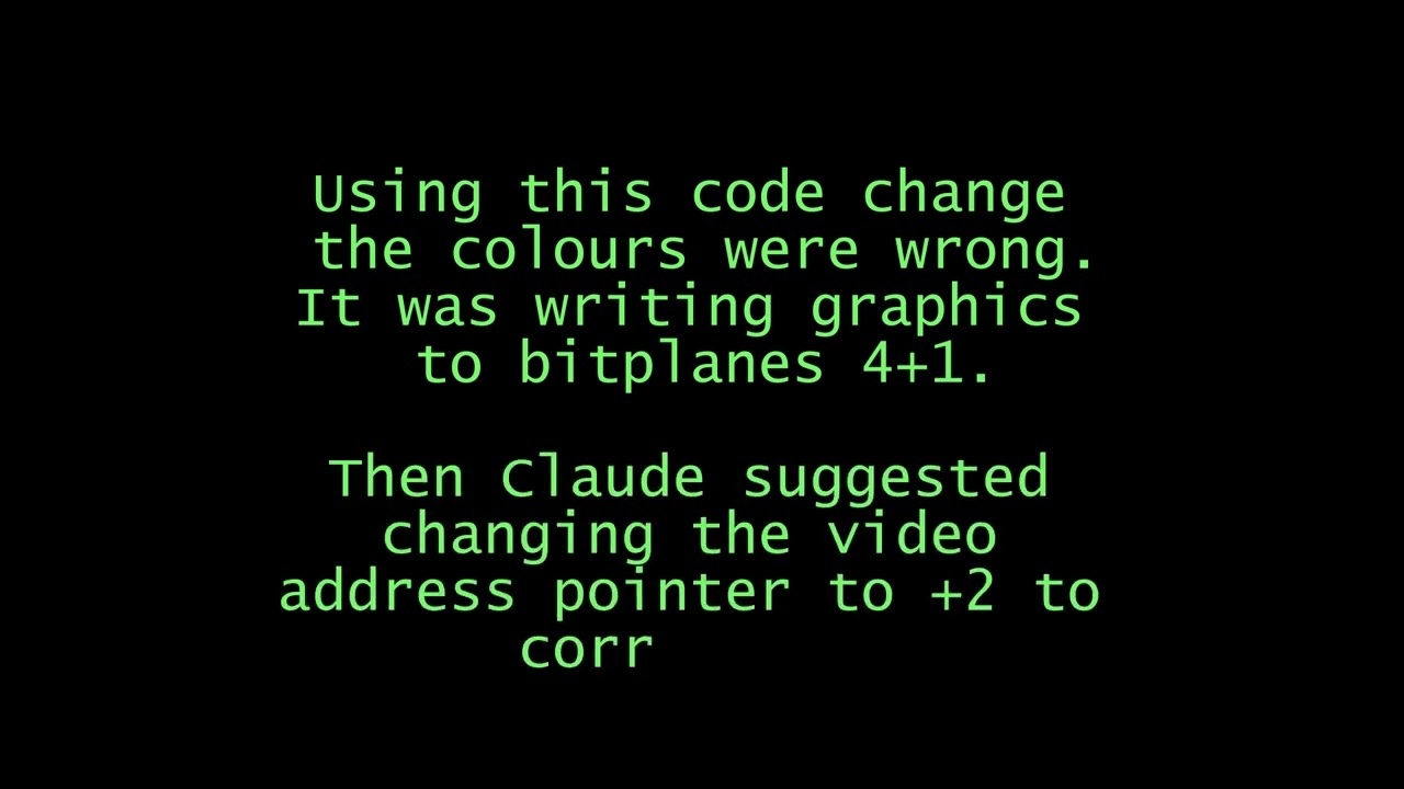 Fixing fullscreen code (Atari ST/STE) using Claude Haiku 4.5 (AI).