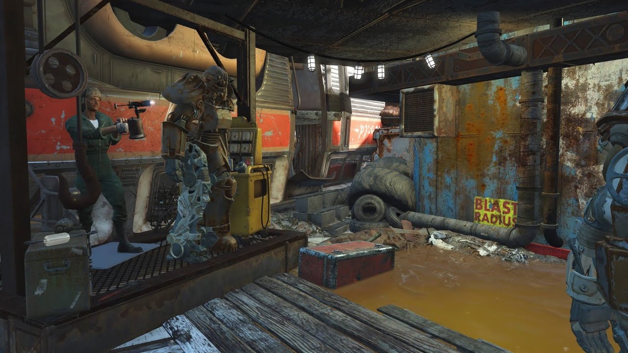 Fallout 4 | Starlight Drive-In Player Home | PS4 Pro | Mods