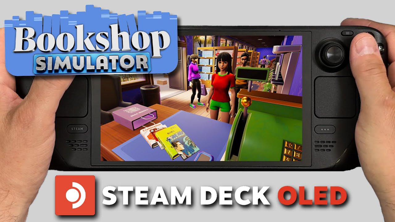 Bookshop Simulator | Steam Deck Oled | RAW Gameplay Performance