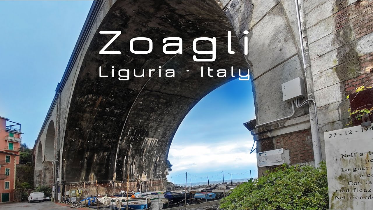 Walking around Zoagli (Liguria) in Early Spring