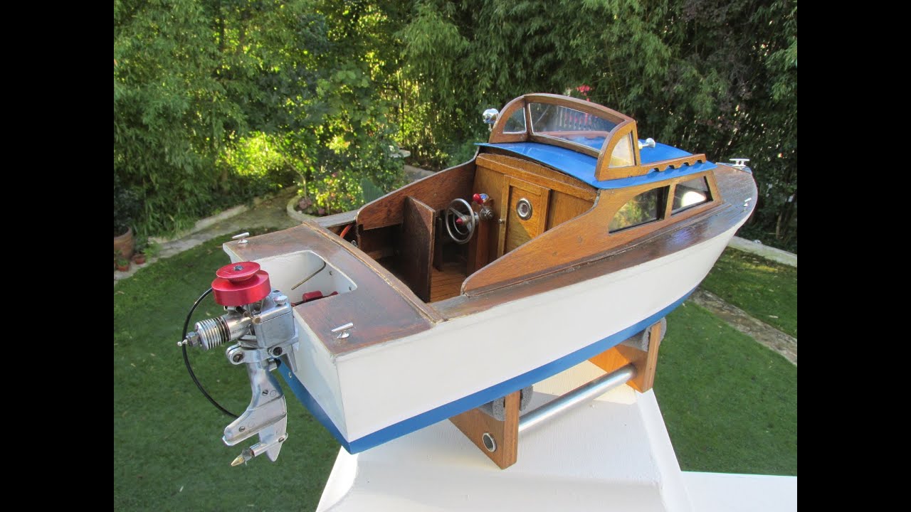 Nitro outboard engine on a RC model boat ( part II)