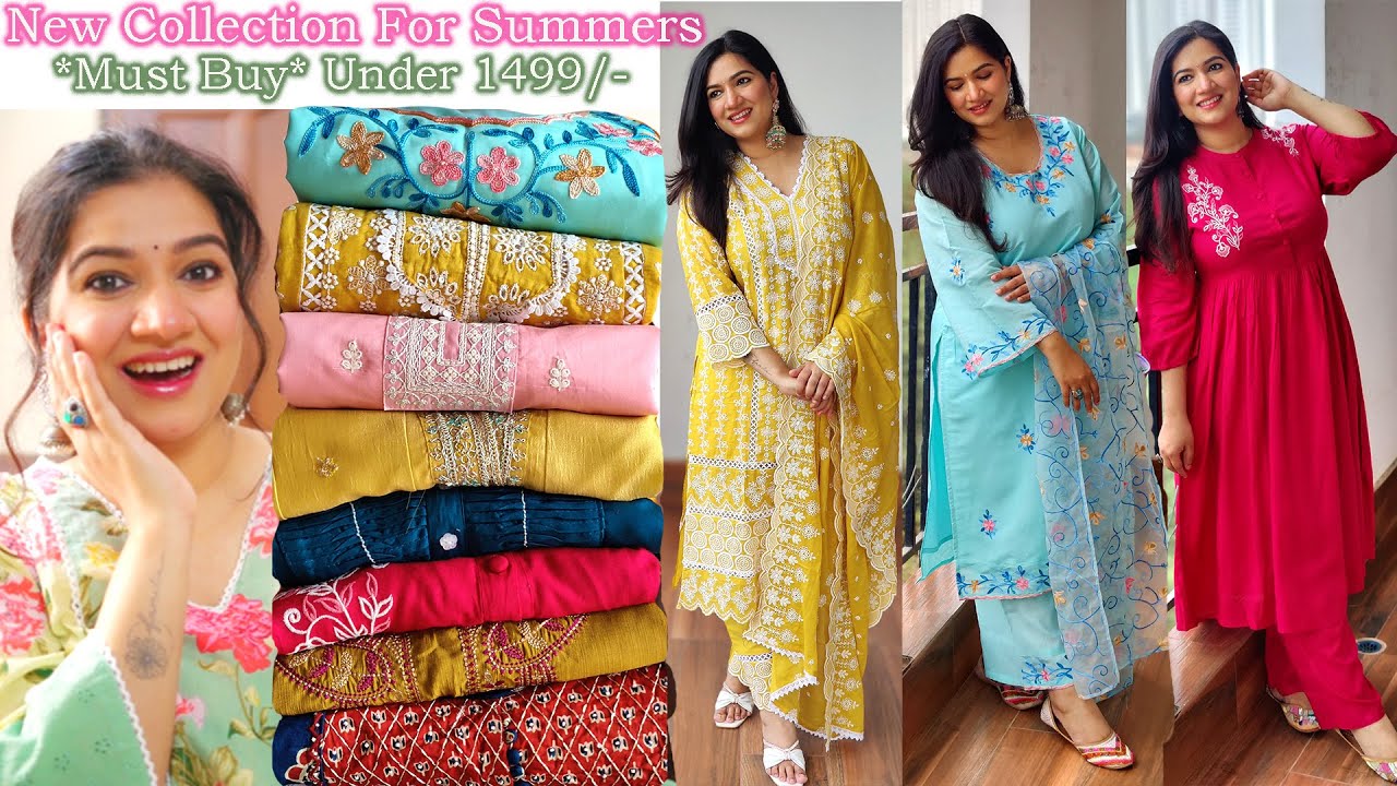 New Summer Fresh Collection Under Budget/Festive & Office Wear Kurta Sets #flipkart #fashion