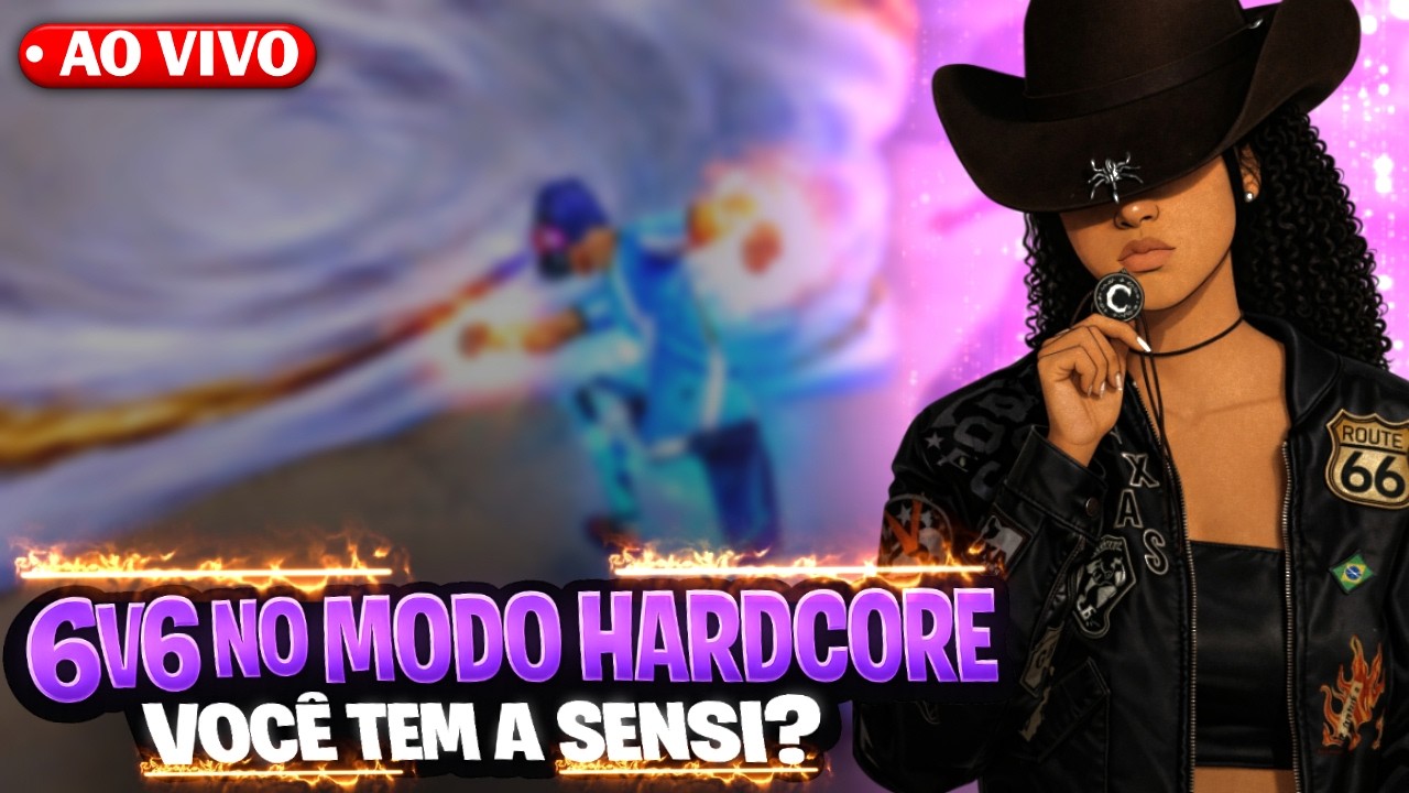 Free Fire Live 🔥 6v6 4v4 Épicos com Inscritos 🔥 Venha Mostrar seu Talento! 💙 CACACHEADA #freefire