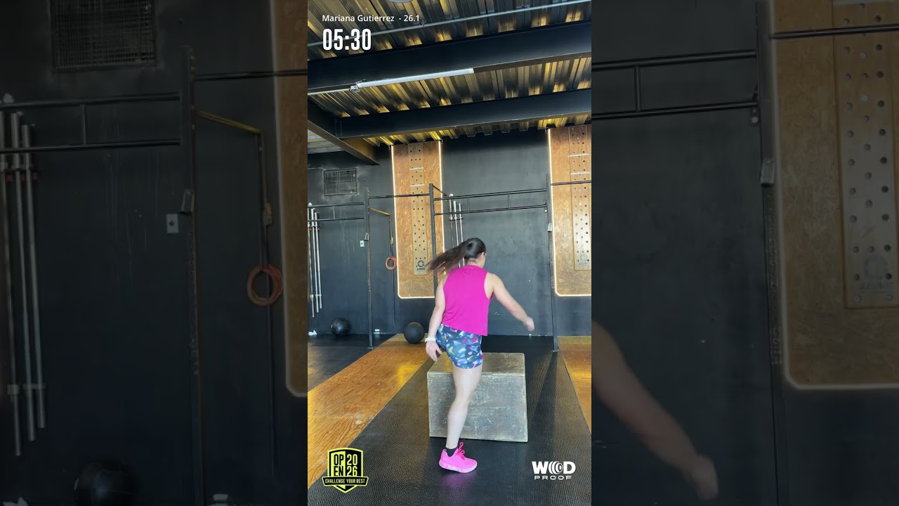 CrossFit Open 26.1 Mariana Gutiérrez 