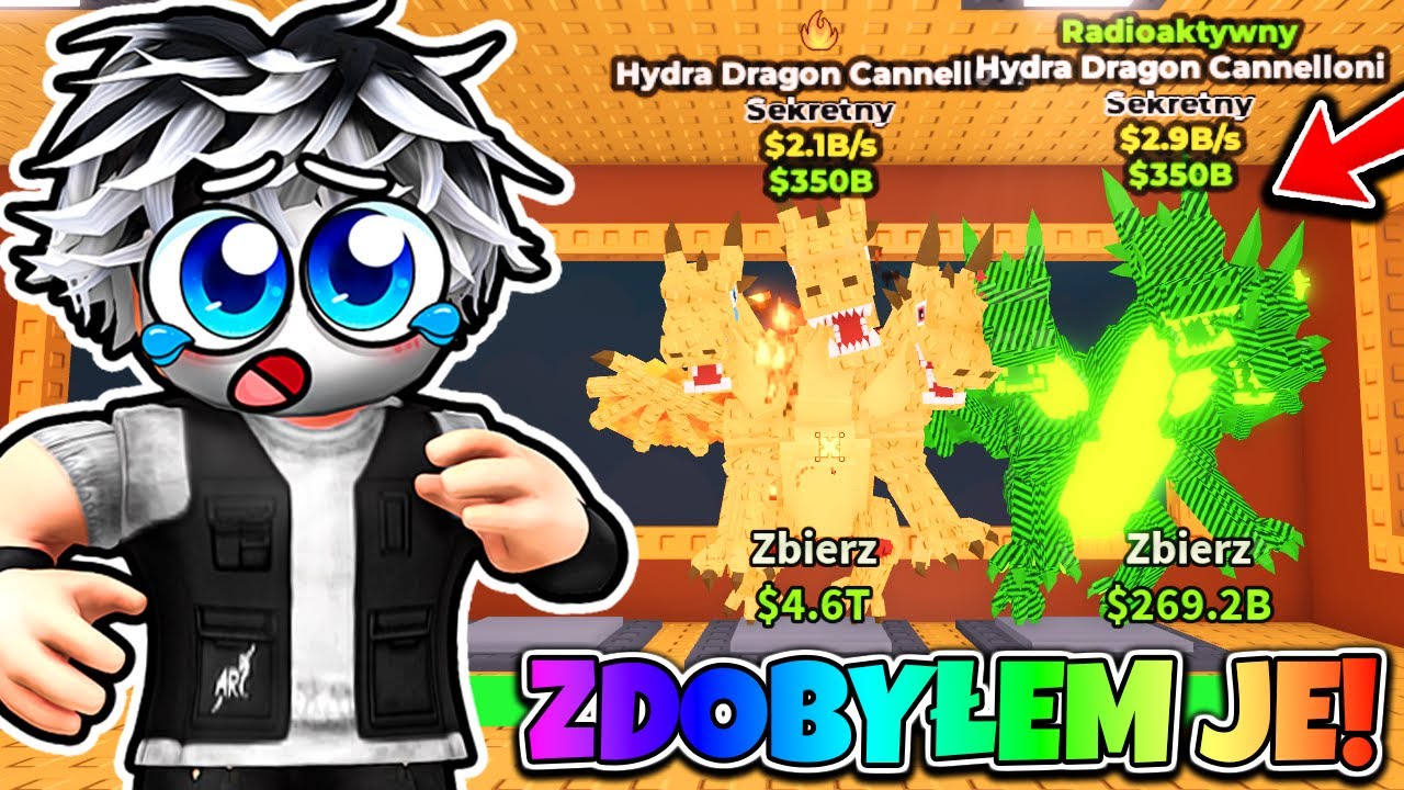 ZDOBYŁEM 2 NOWE HYDRA DRAGONY 3B/S W STEAL A BRAINROT! Roblox