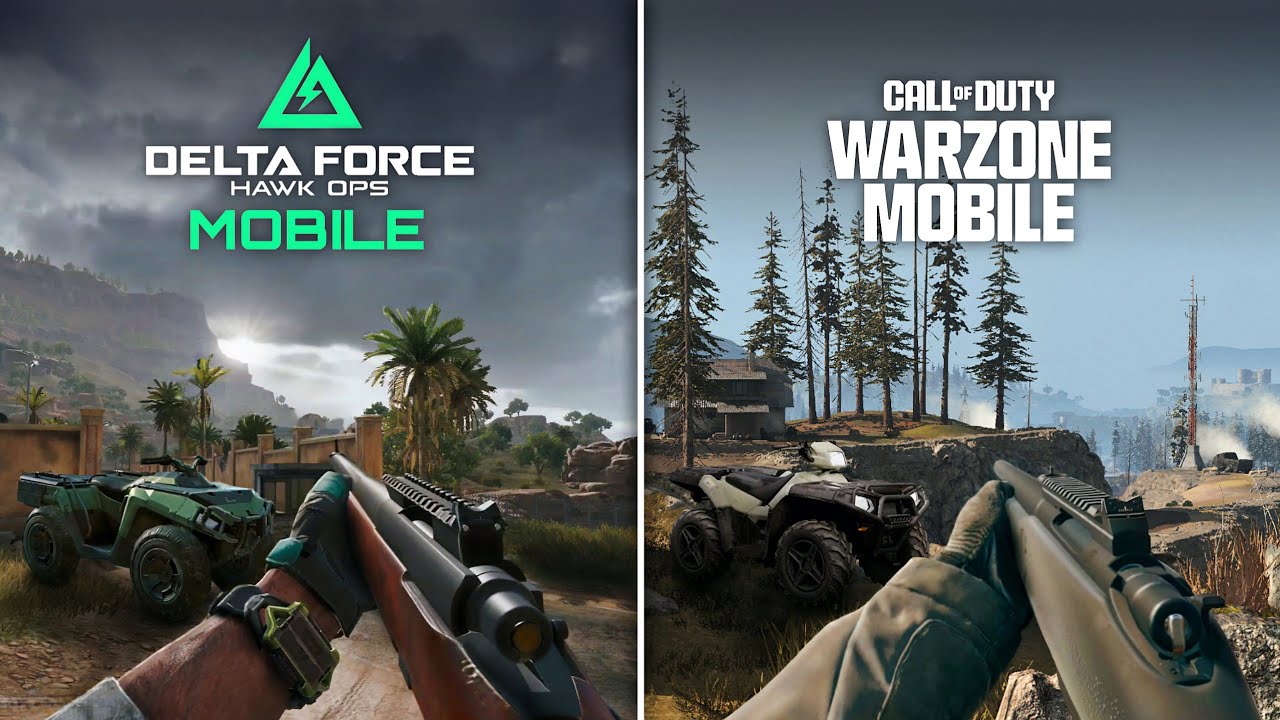 Delta Force Hawk Ops Mobile vs Warzone Mobile Comparison