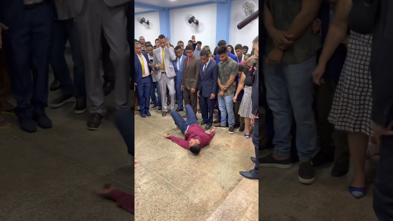 Demônio parte pra cima do Pastor Marcos !!!