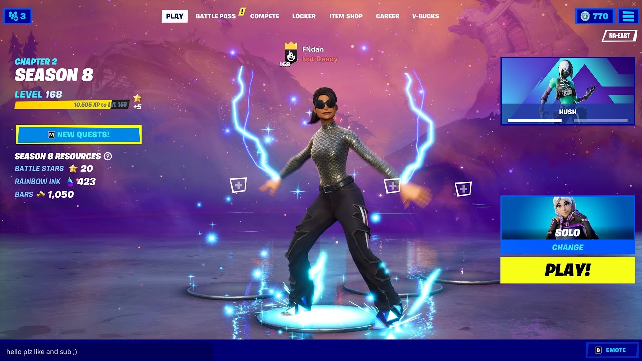 Fortnite lobby dance for tiktok!