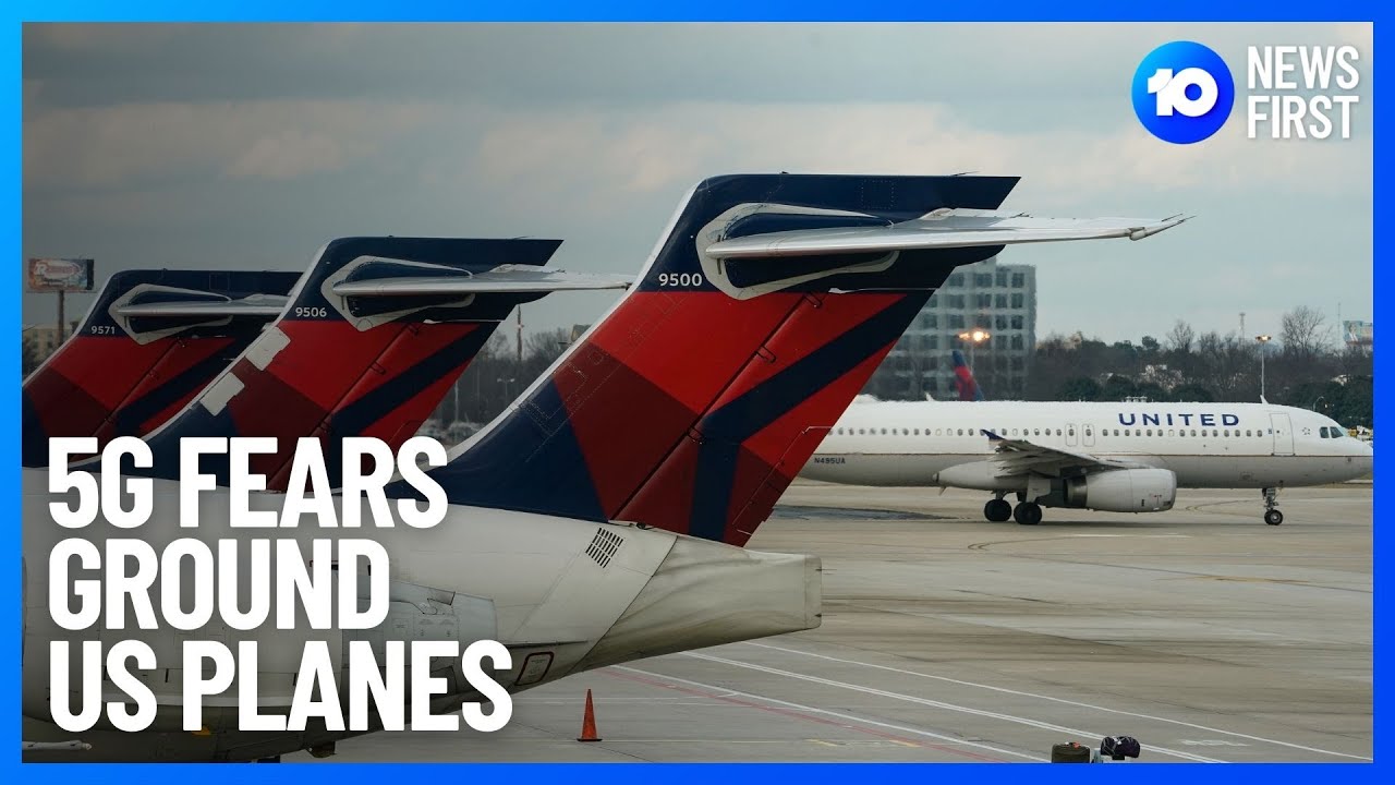 C-Band 5G Network Interference Could Ground US Planes | 10 News First