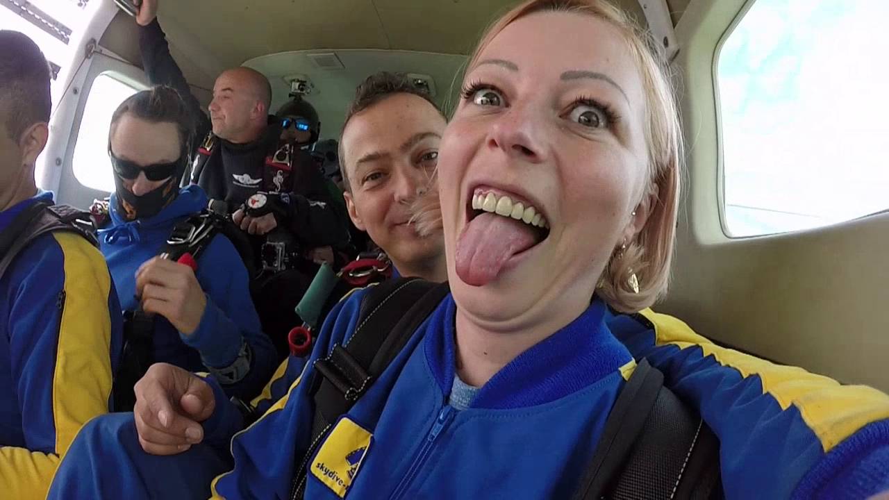 Tandemsprung von ADELA bei skydive nuggets in Leutkirch