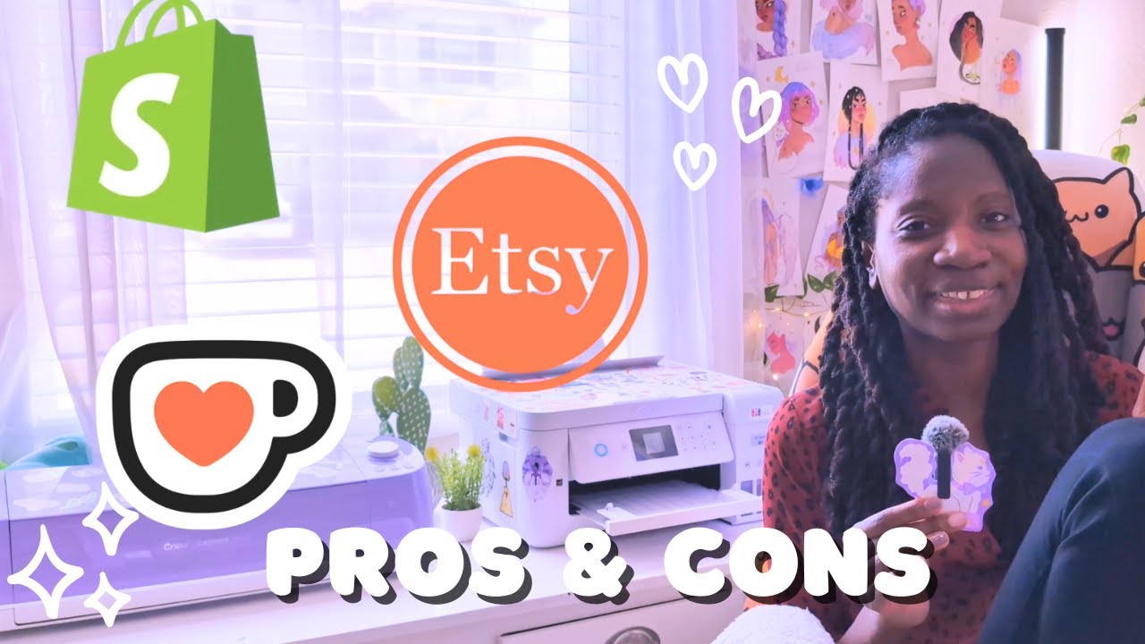 Shopify vs Etsy vs Ko-fi ★ Pros and Cons for Small Art Business ★ My Experience With Each Platform!