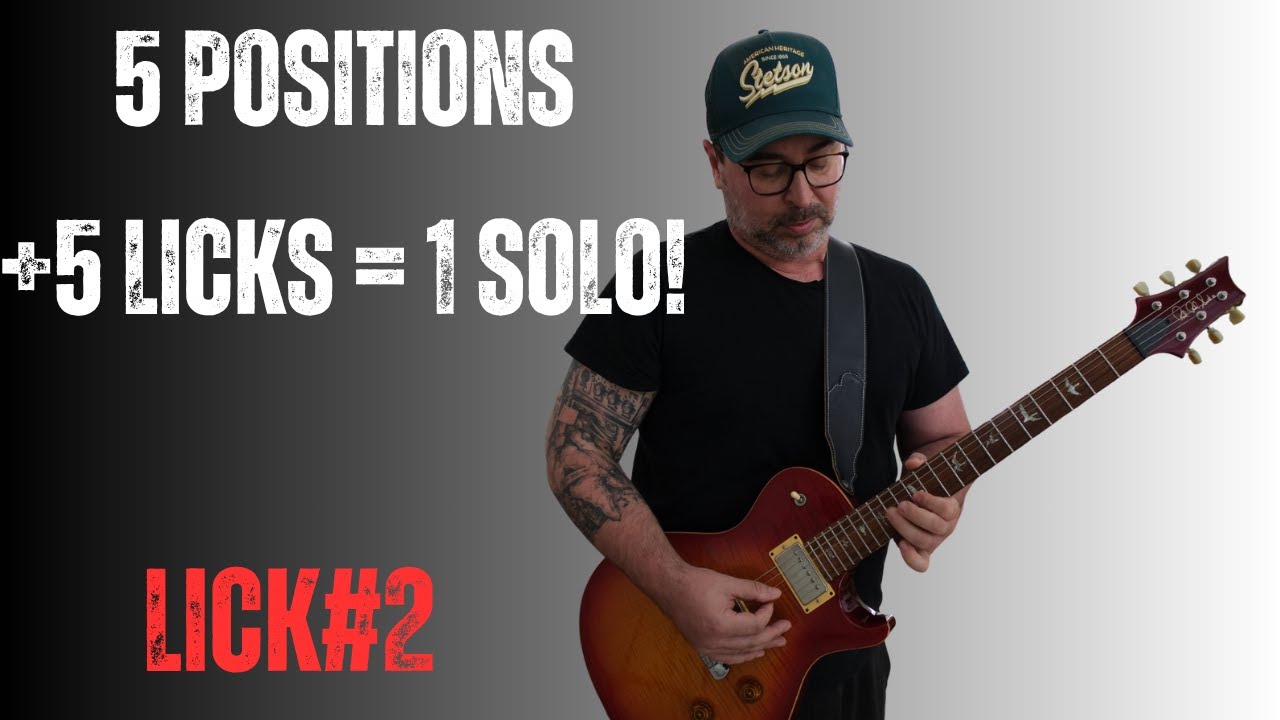 LICK# : Jouer un solo avec 5 positions de la pentatonique blues (niveau intermédiaire)