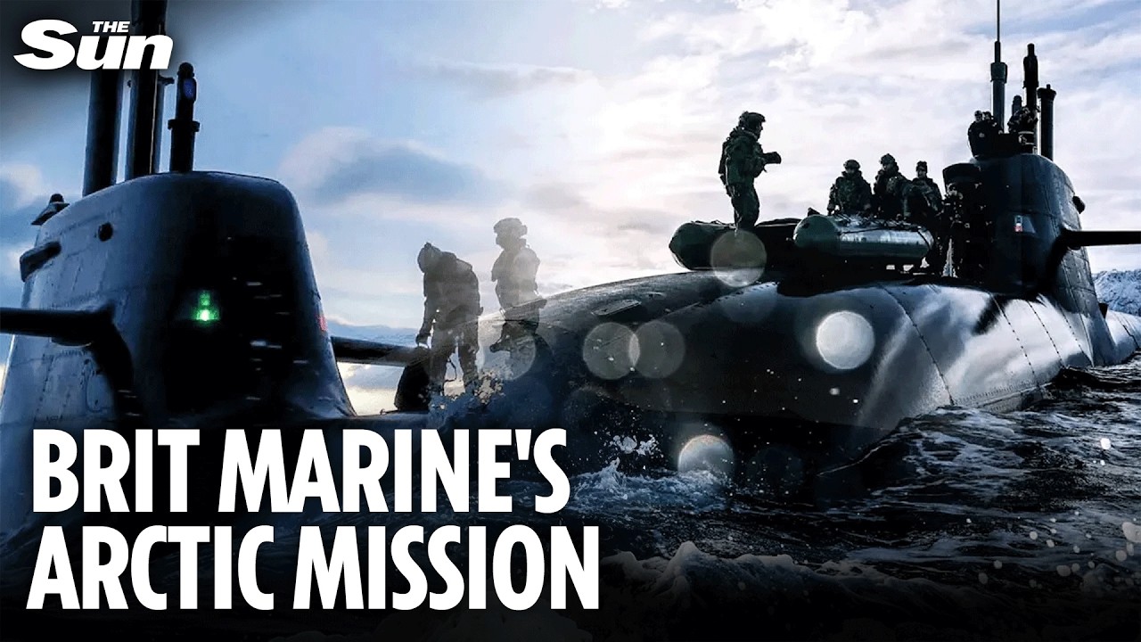 Elite British commandos brave icy Arctic waters on German U-boat to prepare for Russia raids