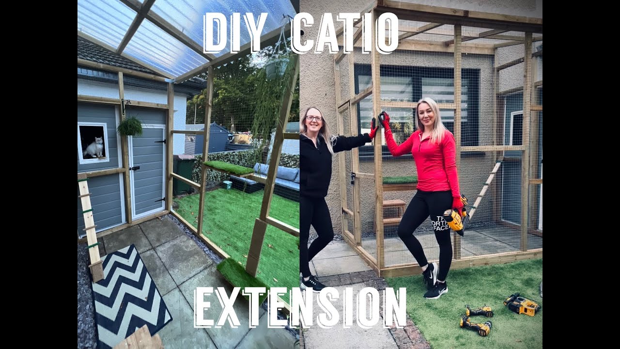 Cat Extension | DIY Catio | Saving money challenge