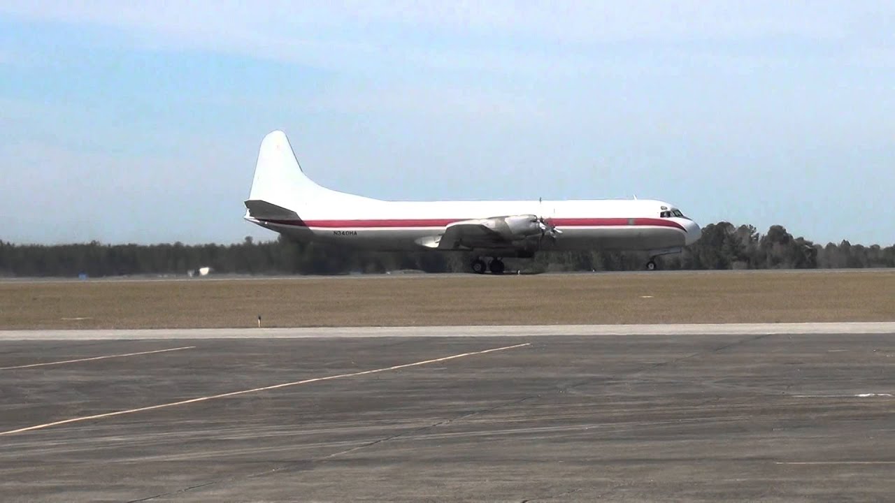340 HA  Former Zantop L188  Arrives at Keystone Airpark