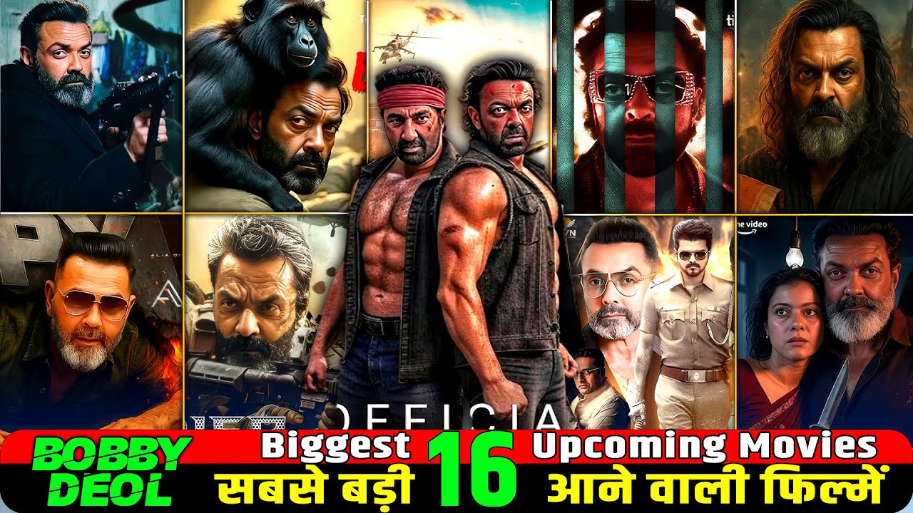 Bobby Deol’s Top 16 Upcoming Movies 2025‑2026 | Bobby Deol New Films List | Lord Bobby Return💪