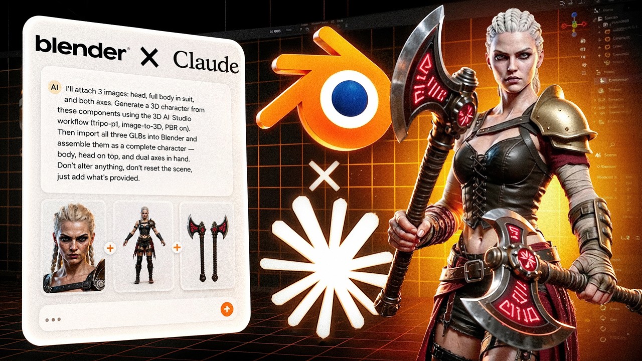 Claude + Blender Is Insane Now &mdash; Full Free Setup