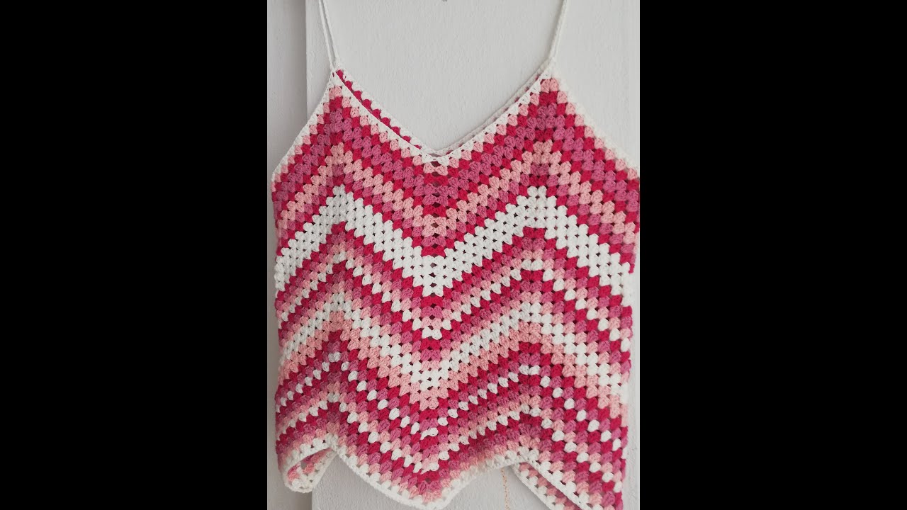 hanımdilendi bey beğendi zikzak modeli ile askılı bluz yapımı.. crochet blouses