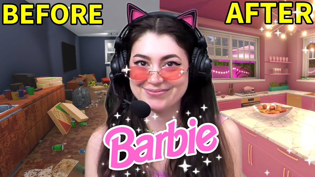 Barbie themed house flip
