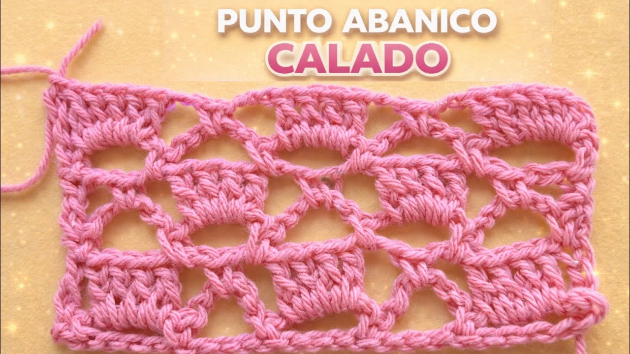 Punto calado a Crochet- Fácil | Paso a paso