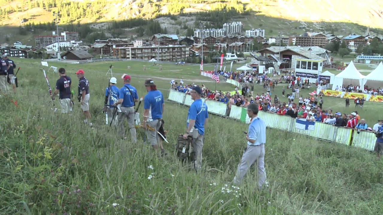 USA v Finland – men team gold | Val D'Isère 2012 World Archery Field Championships