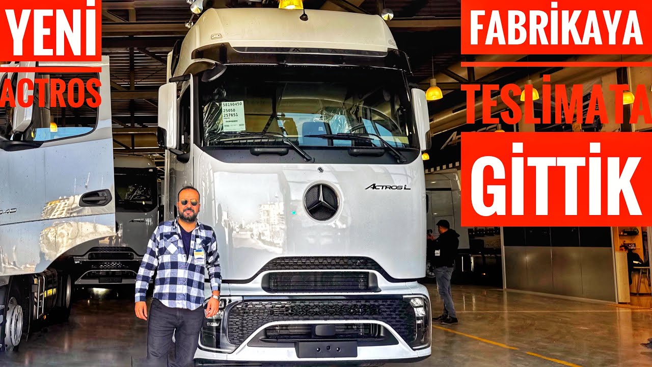 MERCEDES FABRİKASINDAN TIR TESLİM ALDIK! | YENİ MERCEDES BENZ ACTROS L 1851 | AKSARAY’A GİTTİK