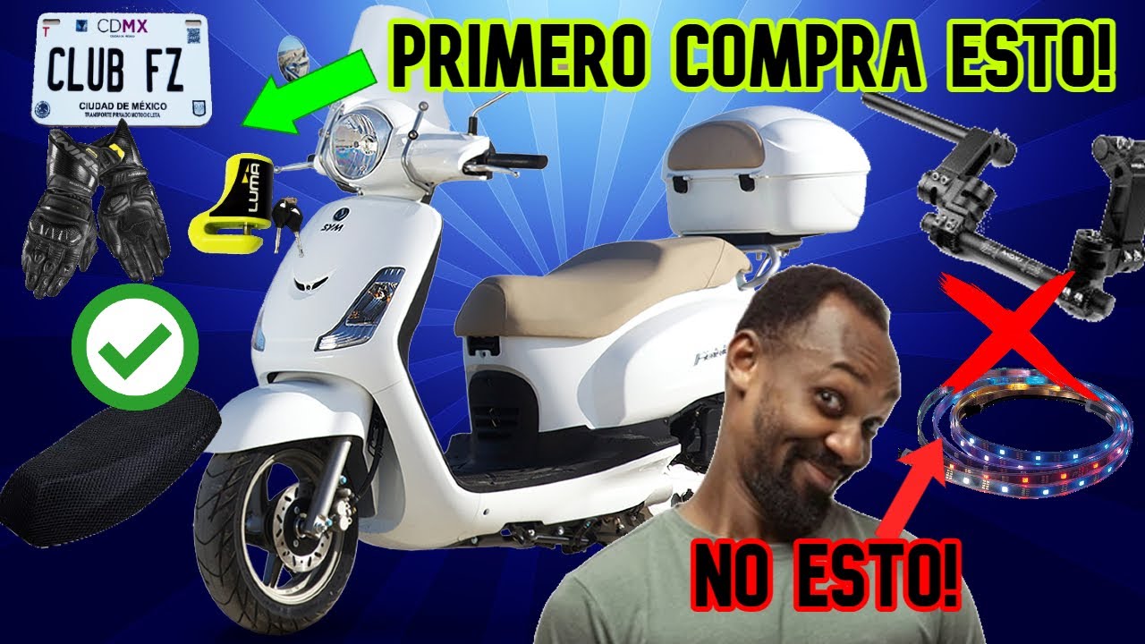 Lo PRIMERO que DEBES de COMPRARLE a una MOTONETA NUEVA | Compra INTELIGENTE, NO por impulso CONSEJOS