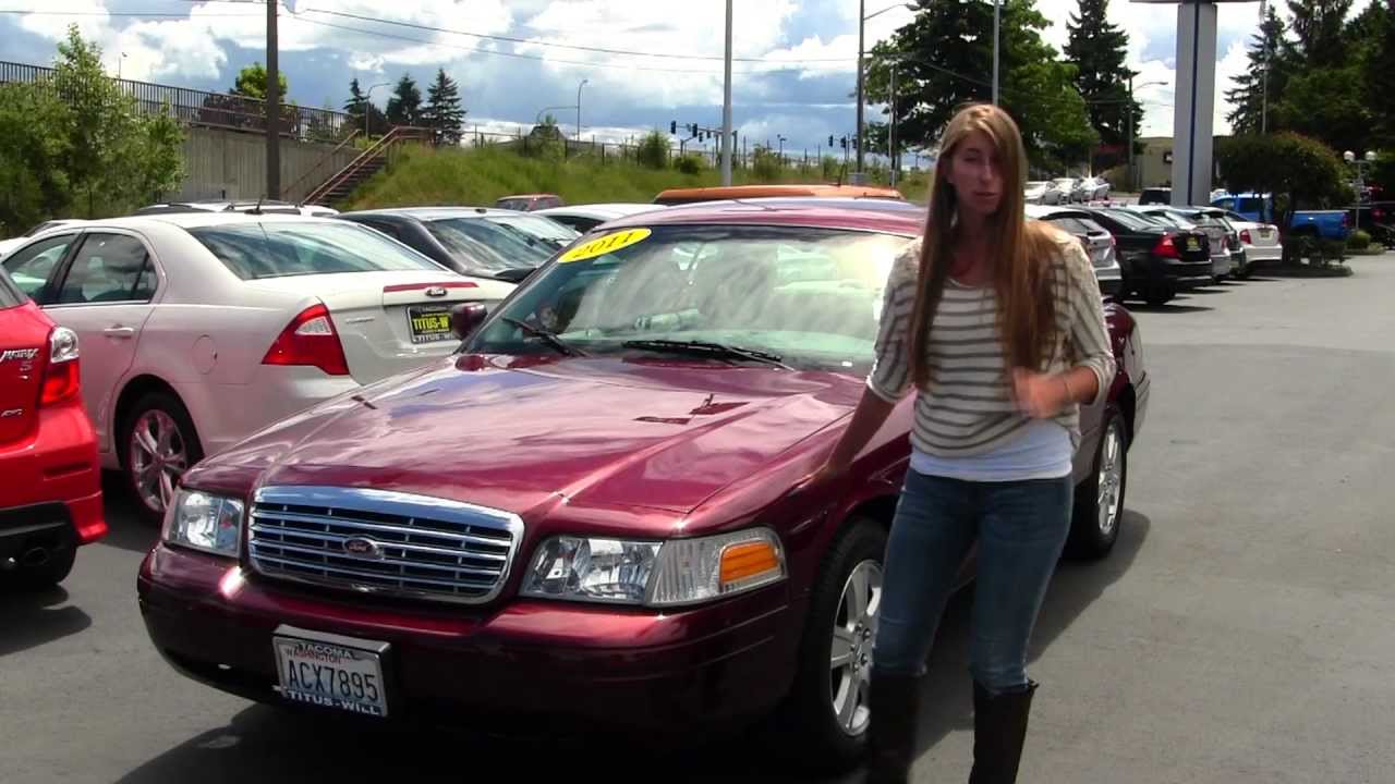 Virtual Walk Around Tour of a 2011 Ford Crown Victoria LX at Titus Will Ford in Tacoma