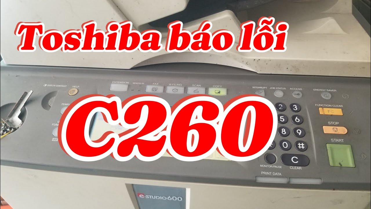 HPShop -  Toshiba E850 báo lổi C260