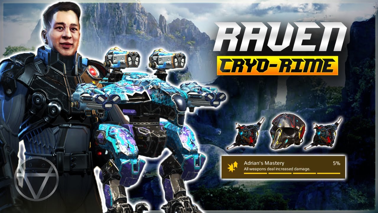 [WR] 🔥 Overdrive Cryogenic RAVEN With Deathmark - Mk2 Gameplay | War Robots