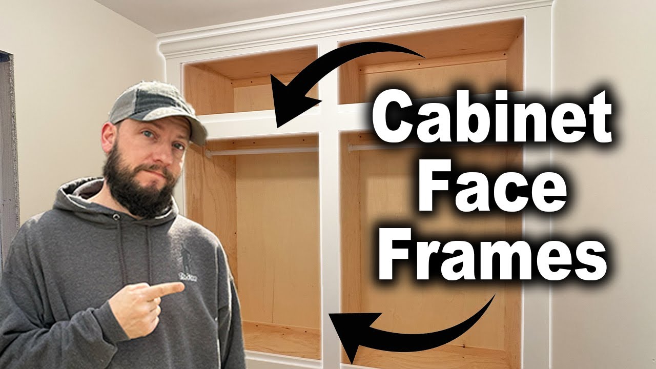 How to Build Cabinet Face Frames | Custom Built In Storage