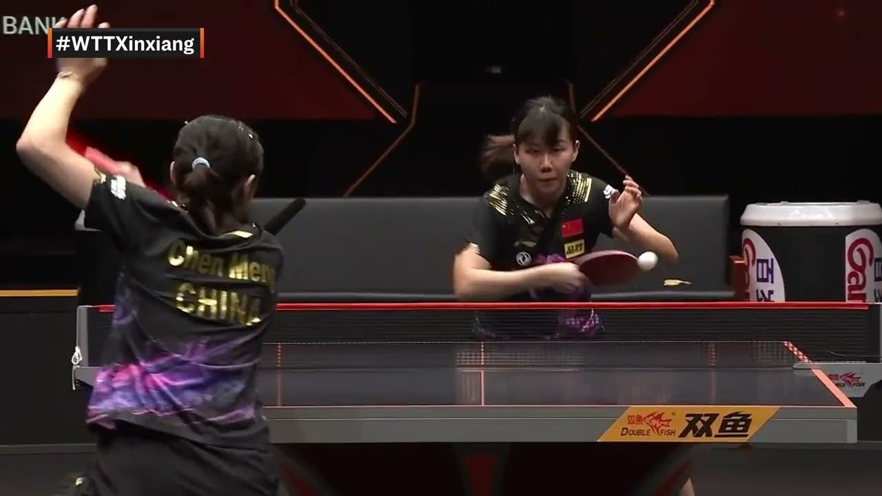 CHEN Xingtong vs CHEN Meng Slow Motion Finals Xinxiang 2022