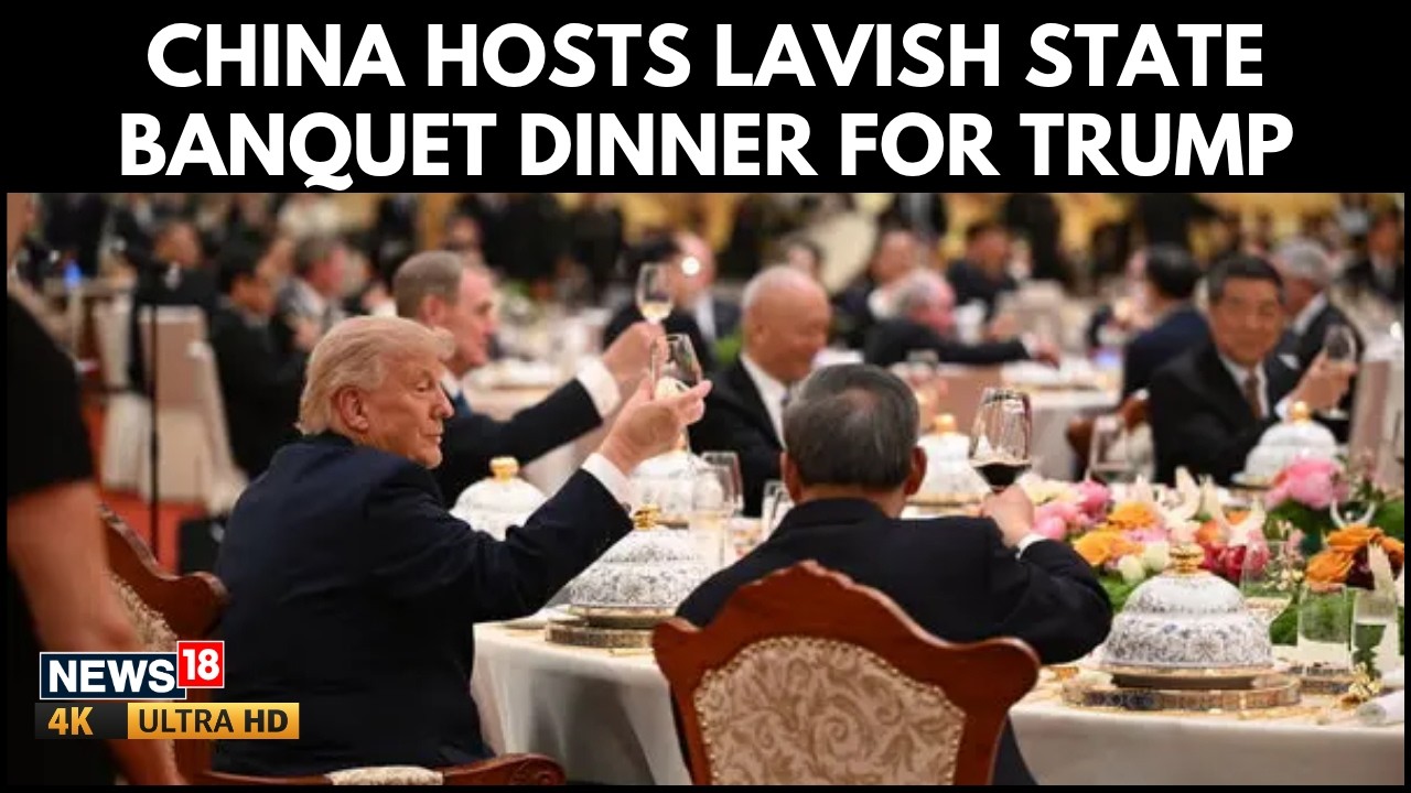 Xi Hosts Lavish State Banquet For Trump In Beijing; Invited To White House | N18G | 4K