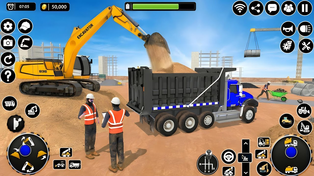 Real JCB Machine Simulator Game || Track JCB Construction 3D JCB || Android Gameplay 