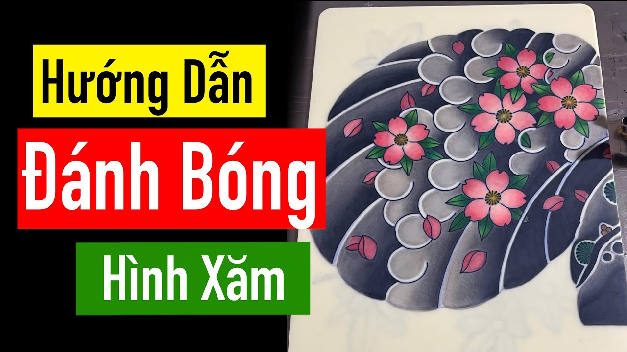 Cách đánh bóng hình xăm trên da giả cho người mới bắt đầu