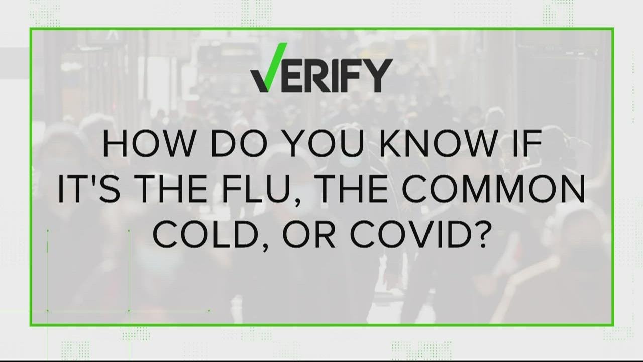 How to tell the difference between the flu, COVID and the common cold