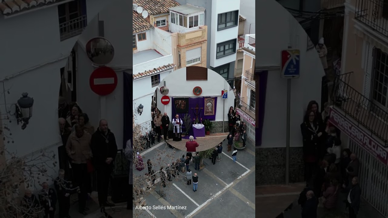 IV VÍA CRUCIS DIOCESANO. Vista de dron.