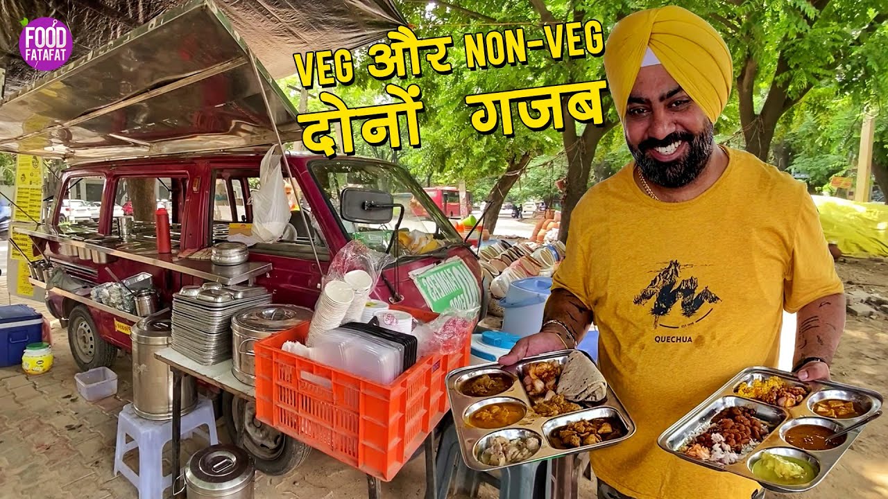 Sardar Ji Ke 16 Items Sare Ke Sare Best | Meal On Wheels Mohali | Street Food India