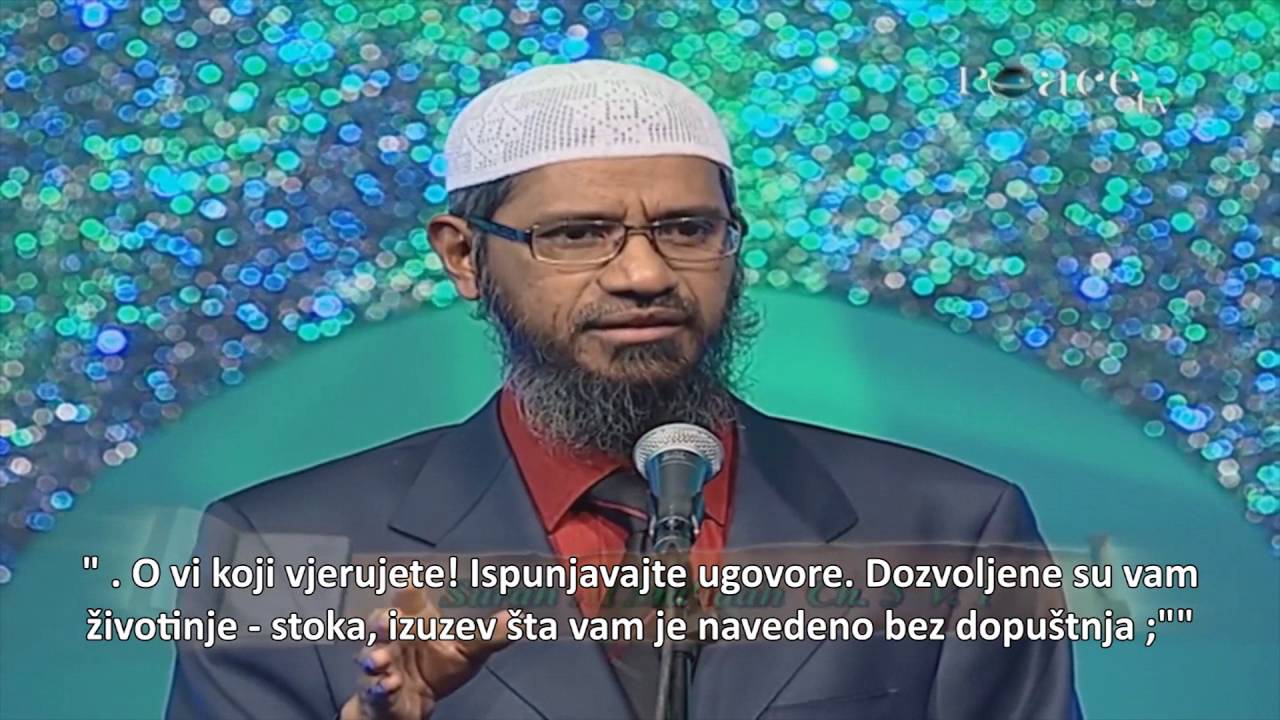 Dr. Zakir Naik - Može li musliman biti vegetarijanac?