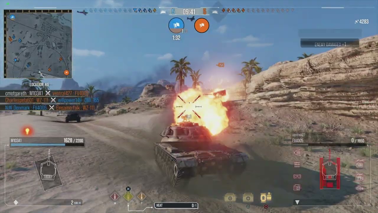 World of Tanks Console  Cold War M103A1 Mastery