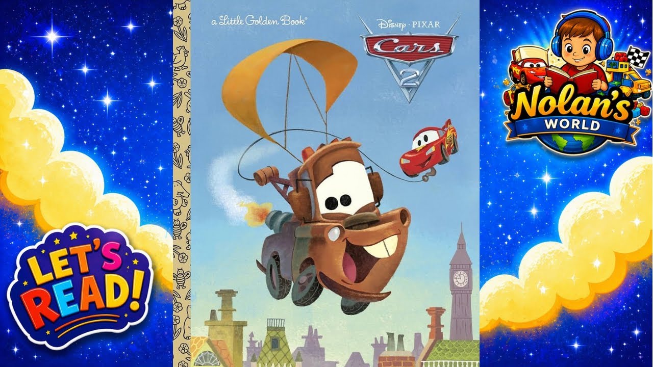 Read Aloud | Cars Little Golden Book | Little Golden Books | Autism |Reading Practice | Disney Pixar