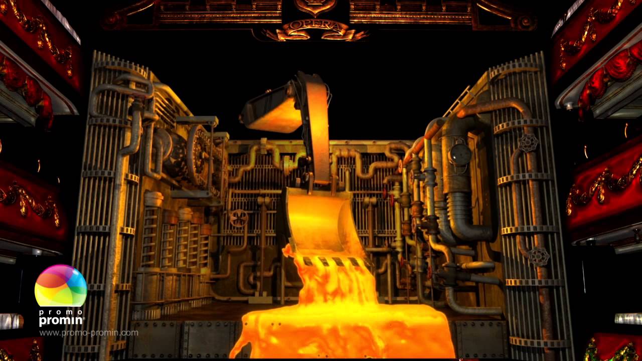 Indoor 3d mapping with stage illusion, Dnepr