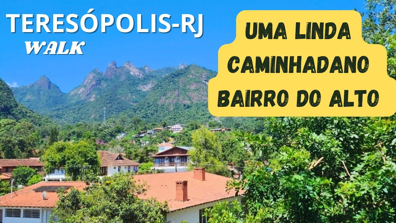 Teresópolis-RJ: Walk no Bairro Do Alto por POR AÍ COM O LUCAS
