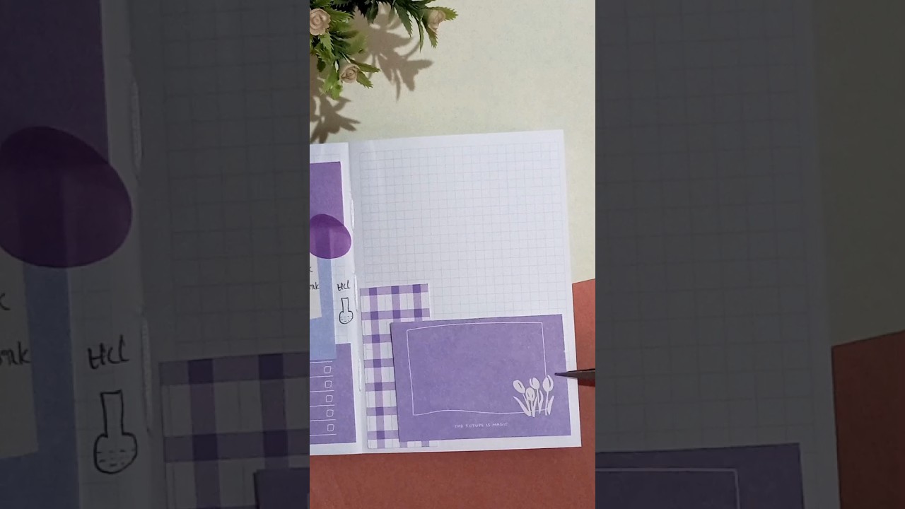 purple journal idea//moonlight journal idea#newjournal #journalwithme #asmr